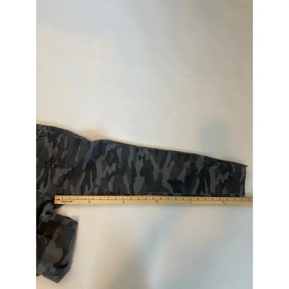 KNOX ROSE Utility Skinny Ankle Pants Gray camouflage Size 6 - Picture 13 of 13